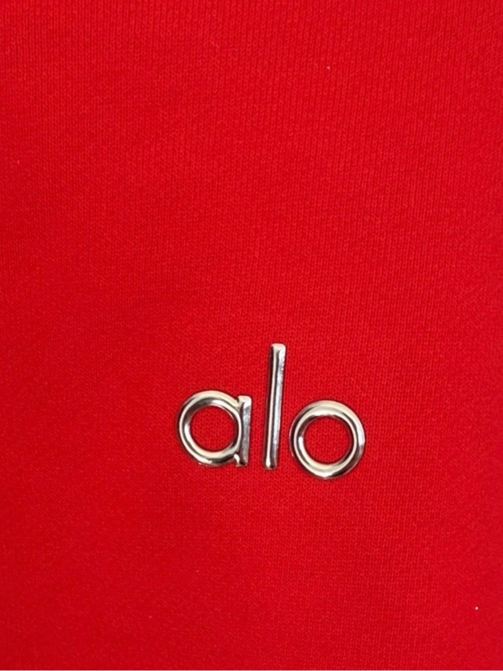 🆕ALO Bright Red Cropped Accolade Crewneck🆕 - Picture 4 of 7
